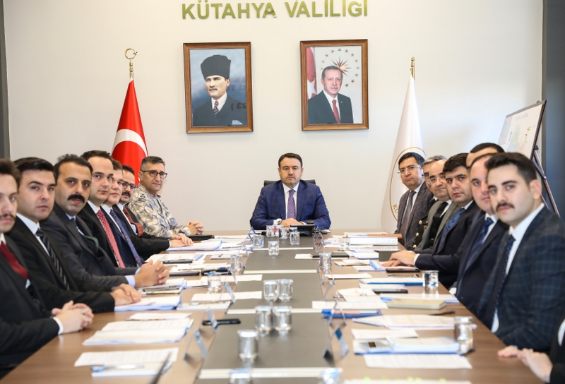 Kütahya’nın huzur ve güvenliği için alınan tedbirler görüşüldü
